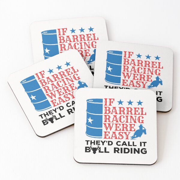Item preview, If Barrel Racer Were Easy Funny Cowgirl Rodeo  designed and sold by jaygo.
