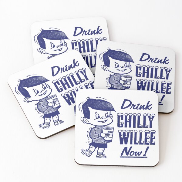 Item preview, Drink Chilly Willy Now! Vintage Gas Station Sign designed and sold by Cuttintees.