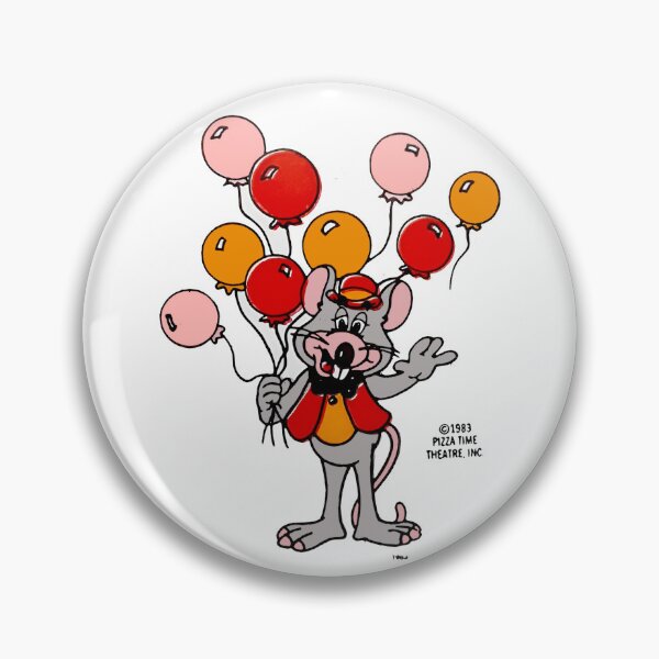 Item preview, 1983 Pizza Time Theatre Chuck Balloon Sticker designed and sold by Mister-Macabre.