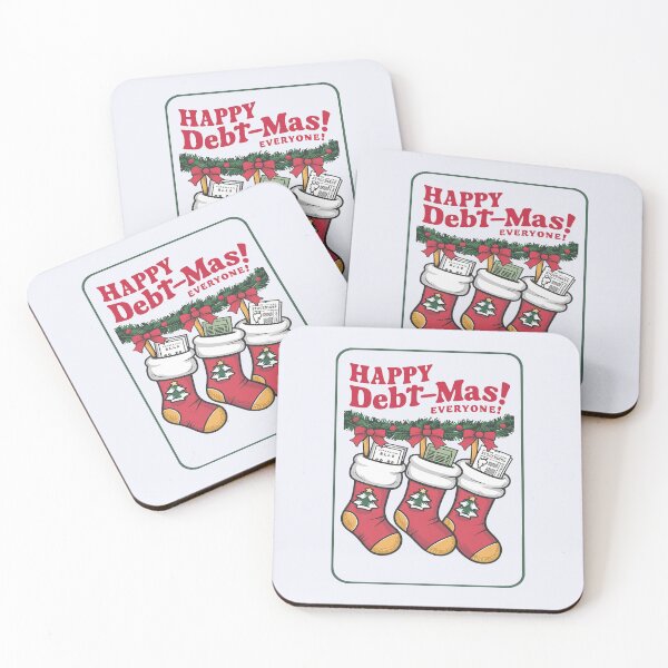 Item preview, Happy Debt-mas Everyone | Christmas Bills| Christmas matrix,  designed and sold by bubblylive.