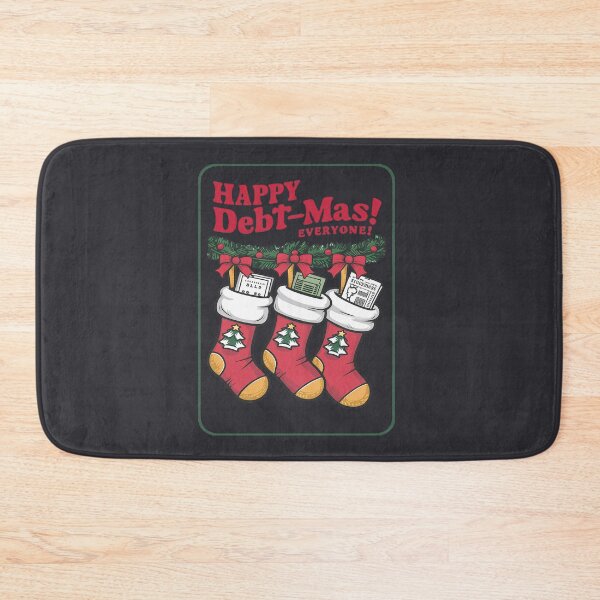 Item preview, Happy Debt-mas Everyone | Christmas Bills| Christmas matrix,  designed and sold by bubblylive.