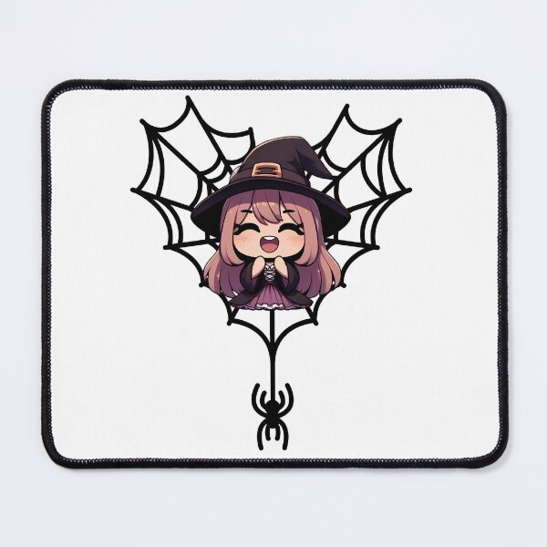 Item preview, Little kawaii witch with spider's web designed and sold by LWOI.
