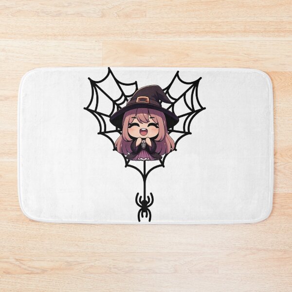 Item preview, Little kawaii witch with spider's web designed and sold by LWOI.