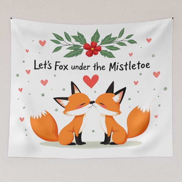 Item preview, Fox under the Mistletoe v2 designed and sold by Foxx-One.