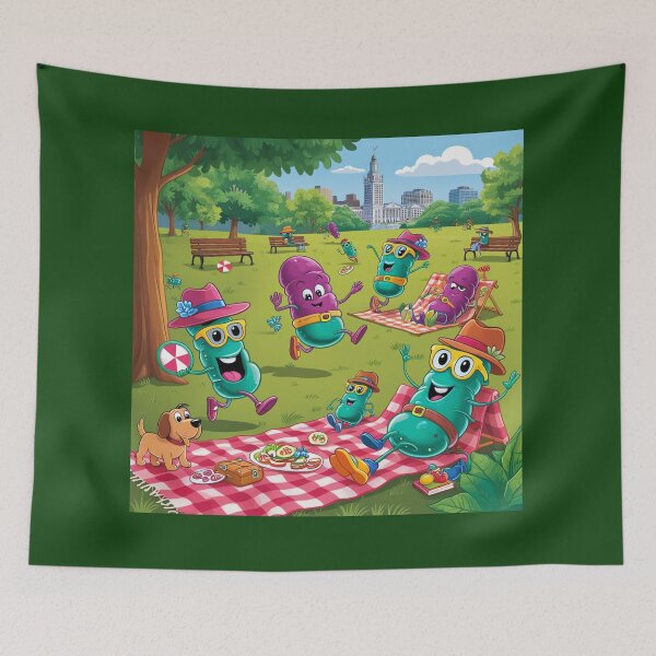 Item preview, Microbes in Boston Common Fun designed and sold by AdoraSticks.