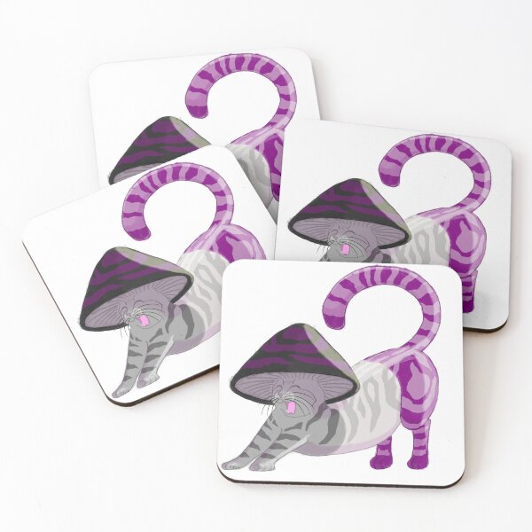 Item preview, Asexual Demisexual Pride Catshroom designed and sold by OrioArtist.