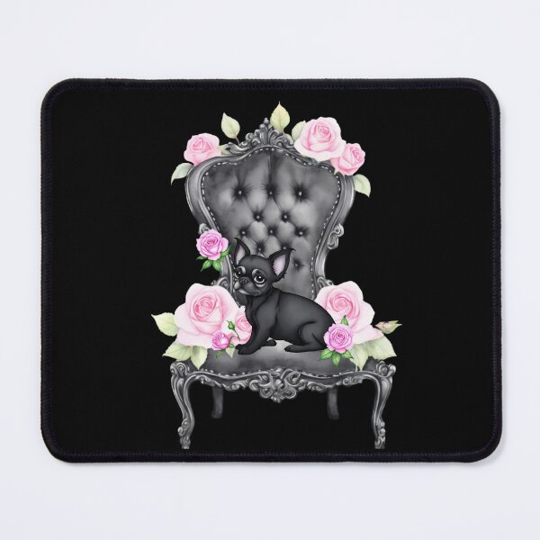 Item preview, Cute dog and pink roses. designed and sold by JAGA-ALIME.