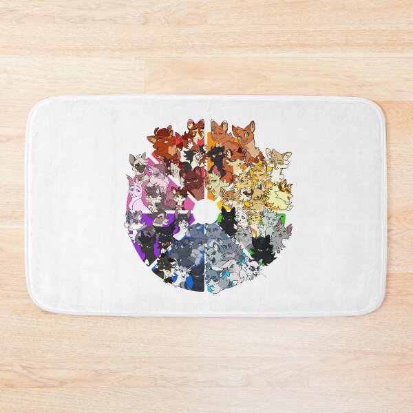 Item preview, Warrior cats color wheel designed and sold by Gekkozilla.