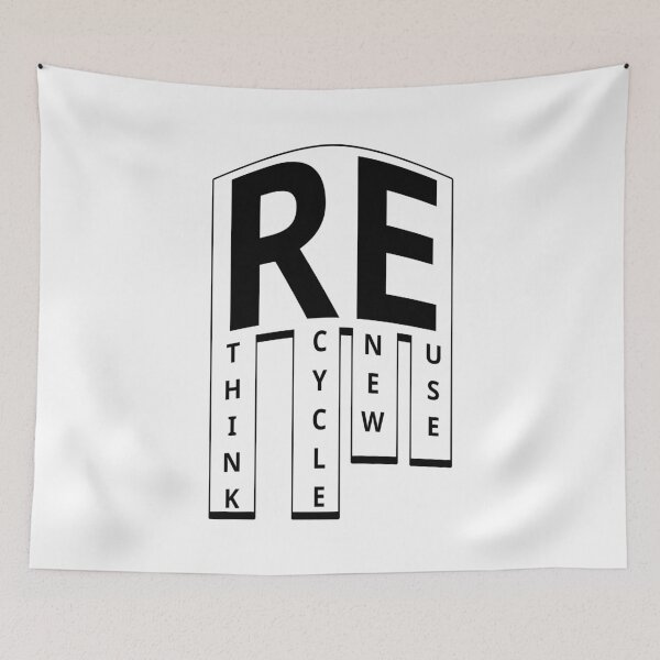 Item preview, Rethink, Recycle, Renew, Reuse designed and sold by ArtsyExplorer.