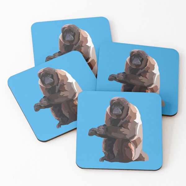 Item preview, W is for Woolly Monkey,Woolly Monkey – Cute Rainforest Primate from the Amazon Jungle designed and sold by PrettylittlepastelUk.