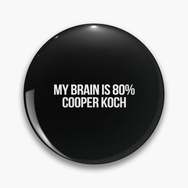 Item preview, My Brain is 80% Cooper Koch designed and sold by 2000sbabyangel.