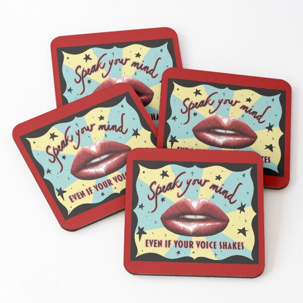 Item preview, Speak Your Mind Even If Your Voice Shakes, Activism, Female Empowerment designed and sold by mermaidronnie.