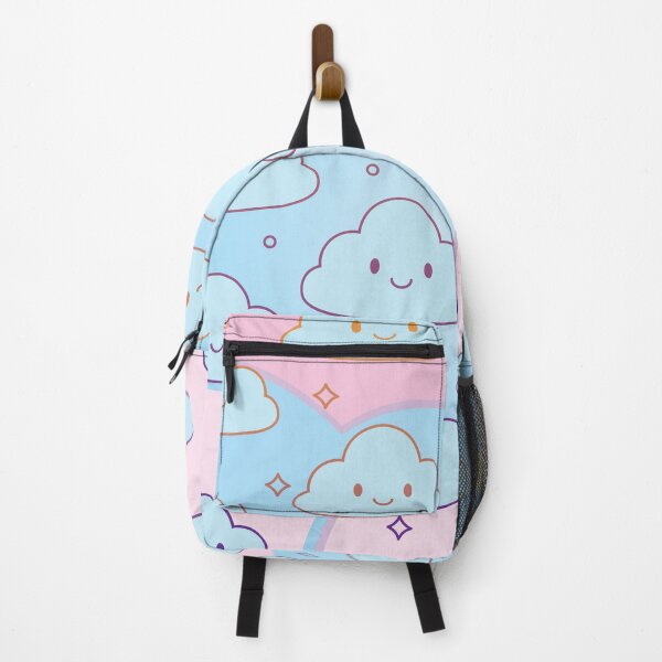 Item preview, Cute Kawaii Clouds Pattern designed and sold by Tammy Marie Russell.