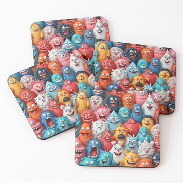 Item preview, INTERESTING WACKY COLORFUL CREATURES MONSTER ART #10 designed and sold by Arts4U.