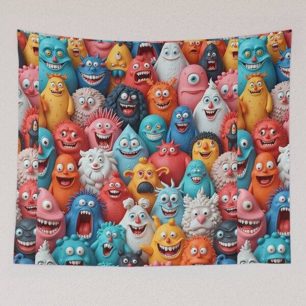 Item preview, INTERESTING WACKY COLORFUL CREATURES MONSTER ART #10 designed and sold by Arts4U.