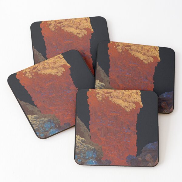 Item preview, Majestic Alien Landscape Under Starry Night Sky designed and sold by regnumsaturni.
