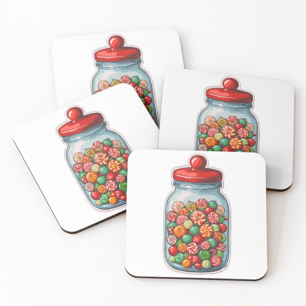 Item preview, Jar of Christmas Candy designed and sold by Spike The Punch Design Co..