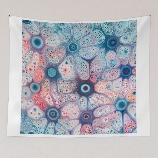 Item preview, Bacteria Gaze - Colorful Trippy Pattern designed and sold by TuncGK.