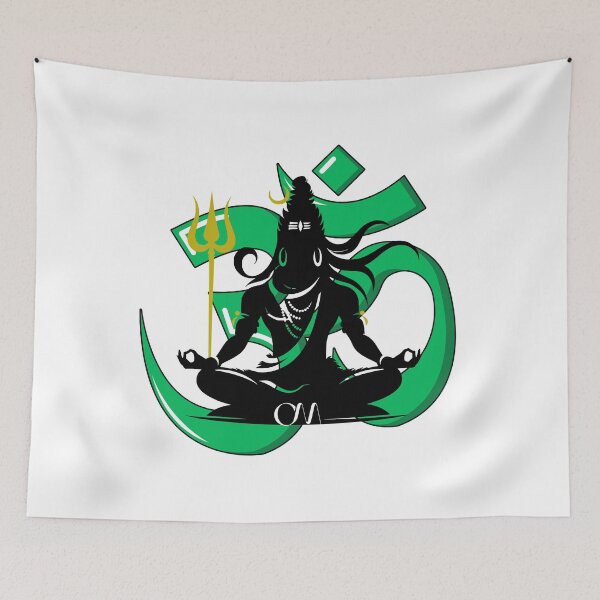 Item preview, Shiva OM Green designed and sold by DaveBlack81.