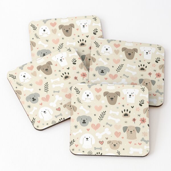 Item preview, Puppy Love : Adorable Canine Pattern designed and sold by Haji  Kamora.