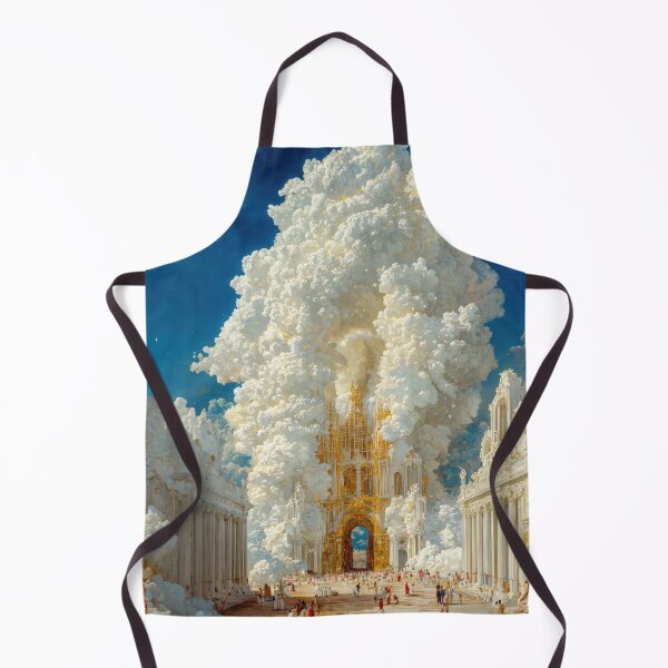 Item preview, Majestic Cloudscape With Golden Architecture designed and sold by regnumsaturni.