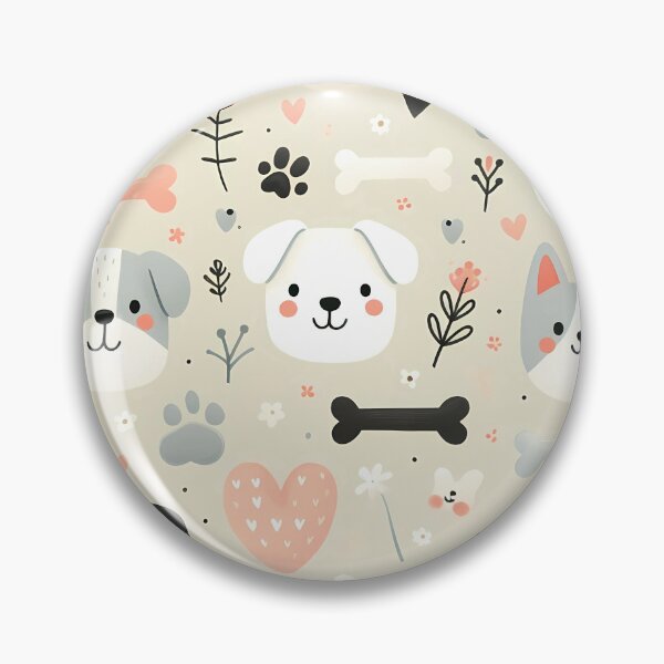 Item preview, Puppy Love : Adorable Canine Pattern designed and sold by Haji  Kamora.