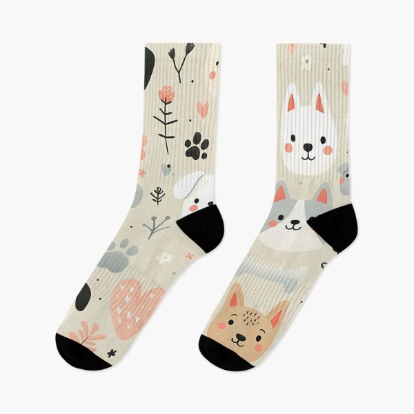 Item preview, Puppy Love : Adorable Canine Pattern designed and sold by Haji  Kamora.