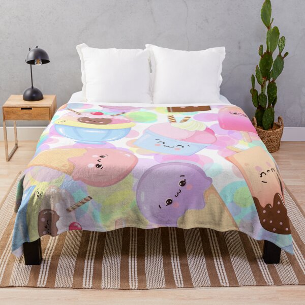 Item preview, Cute Kawaii Ice Cream Pattern designed and sold by Tammy Marie Russell.
