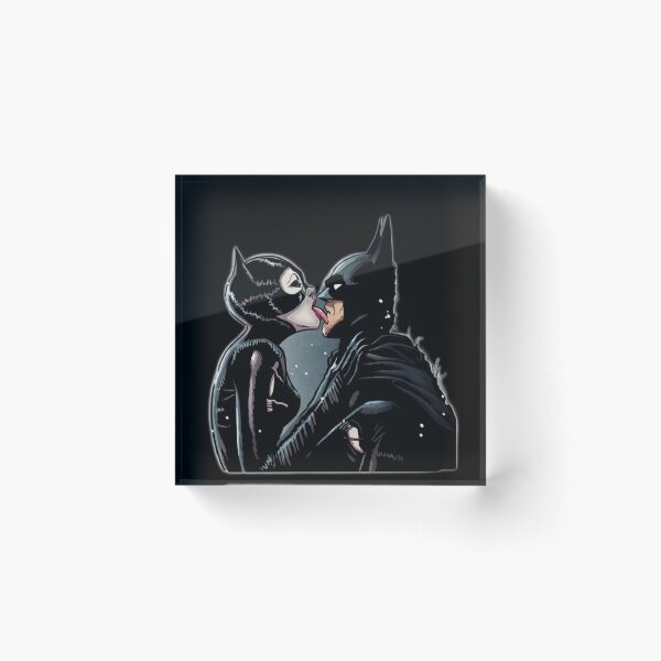 Item preview, Forbidden Affection: Catwoman and Batman's Kiss" designed and sold by DRAZIZ2030.