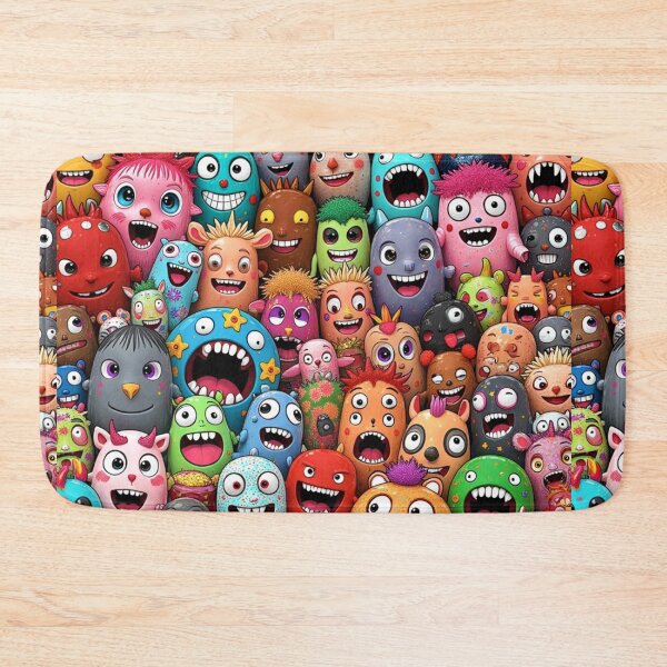 Item preview, WACKY FUNNY CUTE CREATURE MONSTERS COLORFUL INTERESTING ART #11 designed and sold by Arts4U.