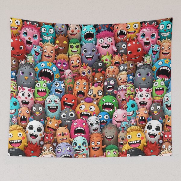 Item preview, WACKY FUNNY CUTE CREATURE MONSTERS COLORFUL INTERESTING ART #11 designed and sold by Arts4U.