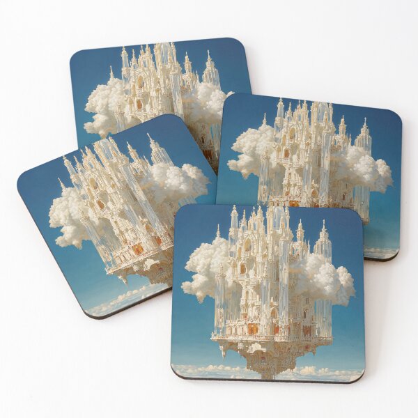 Item preview, Floating Castle Among Clouds Fantasy Artwork designed and sold by regnumsaturni.