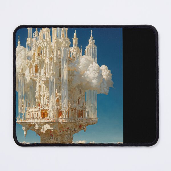 Item preview, Floating Castle Among Clouds Fantasy Artwork designed and sold by regnumsaturni.