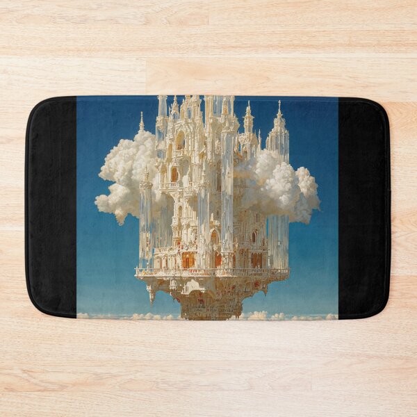 Item preview, Floating Castle Among Clouds Fantasy Artwork designed and sold by regnumsaturni.