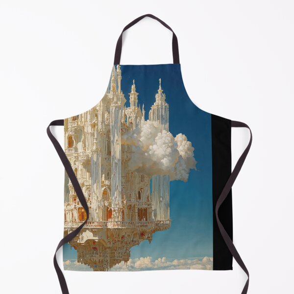 Item preview, Floating Castle Among Clouds Fantasy Artwork designed and sold by regnumsaturni.