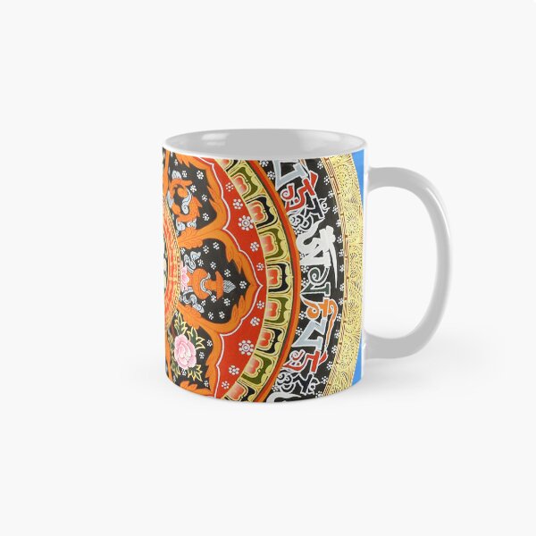 Item preview, Gold and Blue Hindu Buddhist OM Mandala designed and sold by GuyBlank.