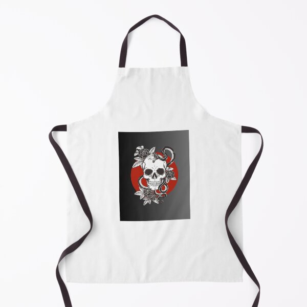Item preview, Skull With black background and roses and snakes design. designed and sold by vannywanny.