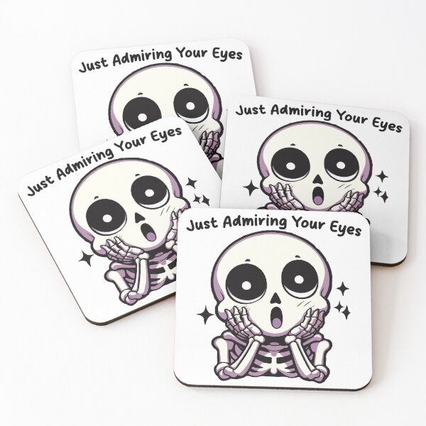 Item preview, Cute Skeleton Admiring Your Eyes designed and sold by -DEEWOLF-.