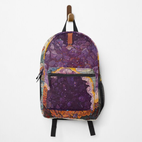 Item preview, Mystical Landscape with Geode and Cosmic Skies designed and sold by regnumsaturni.