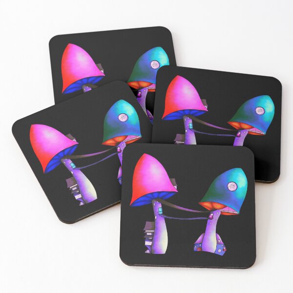 Item preview, Mushroom Neighbors II designed and sold by lezell.