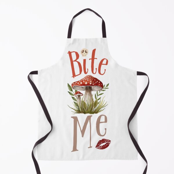 Item preview, Funny Toadstool Mushroom 'Bite Me' Design – Whimsical Nature designed and sold by KeepYourShirt.