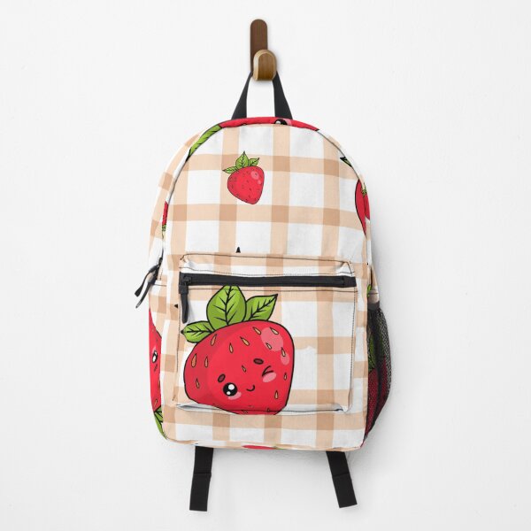Item preview, Cute Kawaii Strawberry Pattern designed and sold by Tammy Marie Russell.