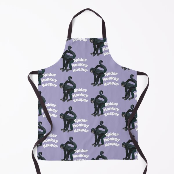 Item preview, S is for Spider Monkey Keeper,Squirrel Monkey Keeper Design – Dedicated Care and Conservation of Agile Primates Artwork designed and sold by PrettylittlepastelUk.