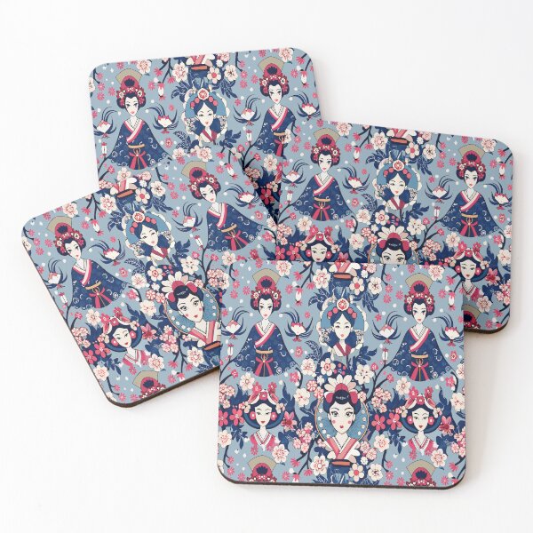 Aperçu de l'œuvre L'harmonie des geishas Sakura créée et vendue par AgarutanPrint.