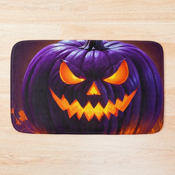 Item preview, Evil Pumpkin Glowing in Orange and Purple designed and sold by GrizzlyCollective.