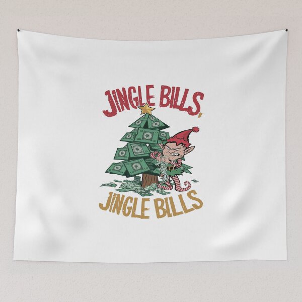 Item preview, Jingle Bills, Jingle Bills - Christmas Money Tree | Funny Financial Elf Satire | Holiday Debt Humor designed and sold by bubblylive.