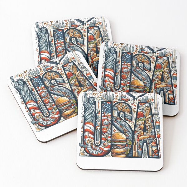 Item preview, American landmarks designed and sold by Salah Naamani.
