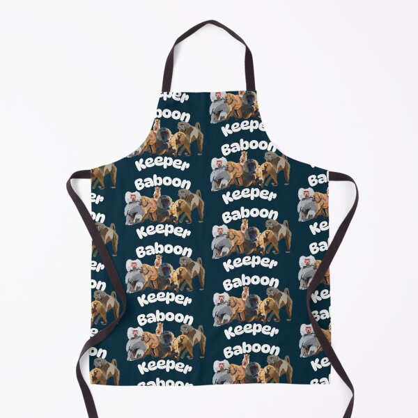 Item preview, B is for Baboon Keeper,Baboon Keeper Design – Dedicated Care and Conservation of Social Primates Artwork designed and sold by PrettylittlepastelUk.