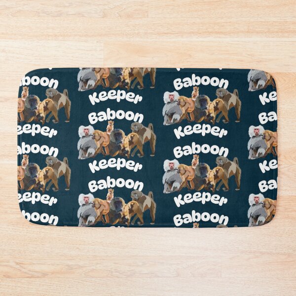 Item preview, B is for Baboon Keeper,Baboon Keeper Design – Dedicated Care and Conservation of Social Primates Artwork designed and sold by PrettylittlepastelUk.