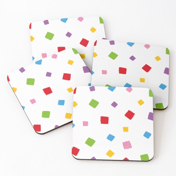 Item preview, Cute Kawaii Squares Geometric Pattern designed and sold by Tammy Marie Russell.